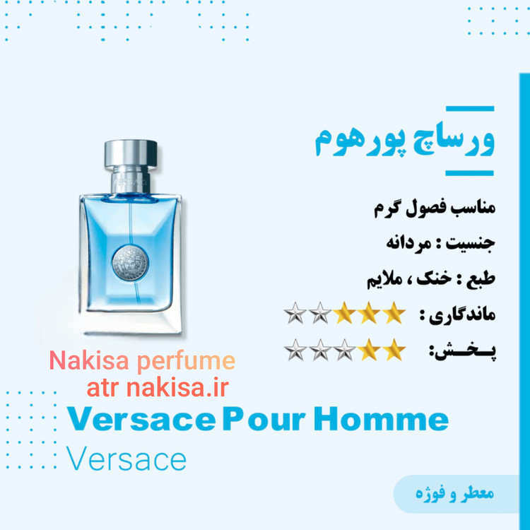 عطر مردانه پرفیوم ورساچه پور هوم (10میل) فرانسه گرید Hi