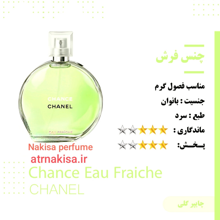 عطر چنس فِرش زنانه (10میل) گرید فرانسه Hi