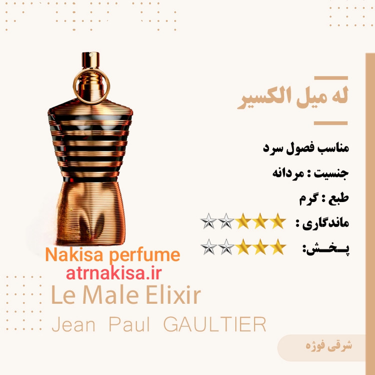 عطر به میل الکسیر مردانه پرفیوم (10میل) فرانسه گرید Hiتضمینی