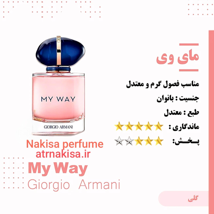 عطر مای وی زنانه (10میل) فرانسه گرید Hiتضمینی